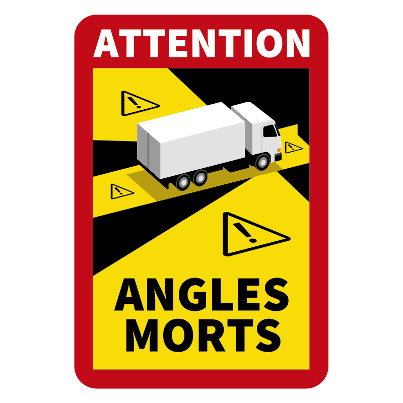 Pack1 ADHESIVOS SEÑALIZACION ANGULOS MUERTOS, ANGLES MORTS